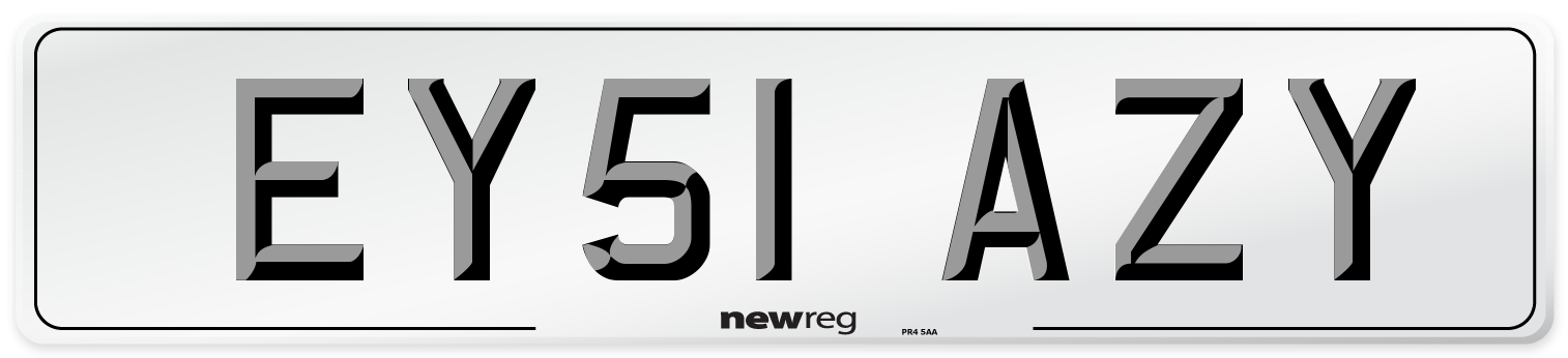 EY51 AZY Number Plate from New Reg